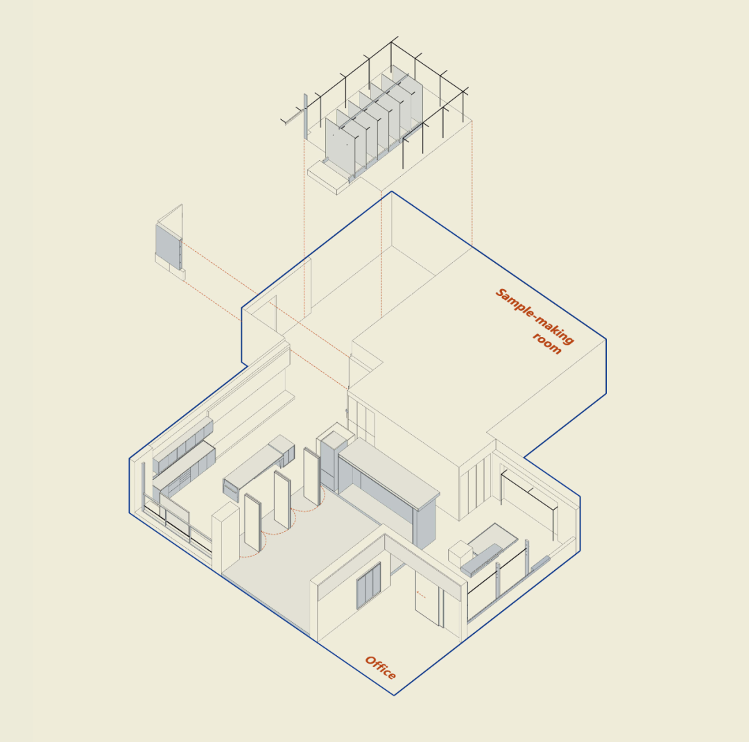 egg&elephant 服装工作室空间设计丨中国杭州丨喜叻-79