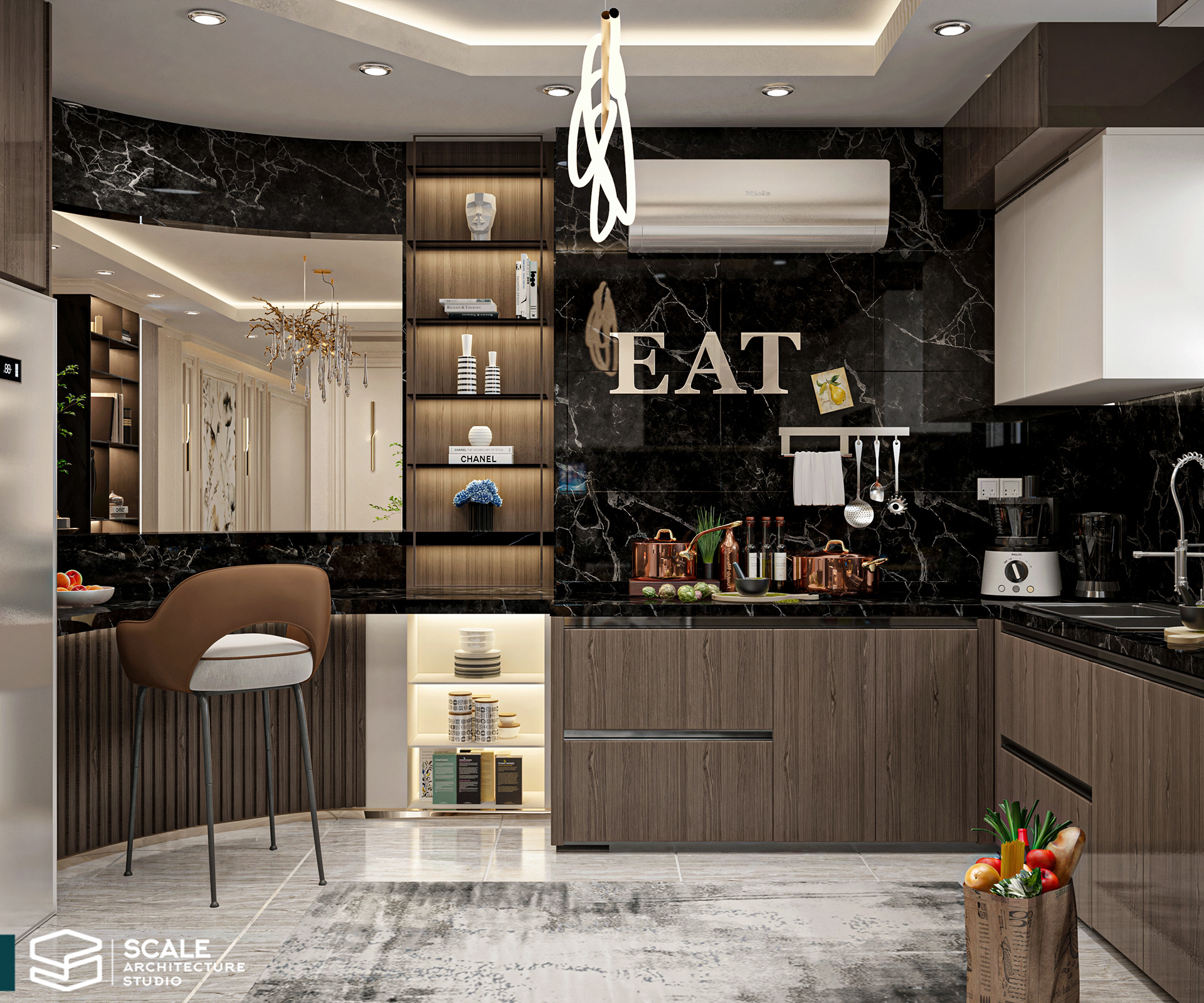 客厅带厨房丨埃及丨Scale Studio-16