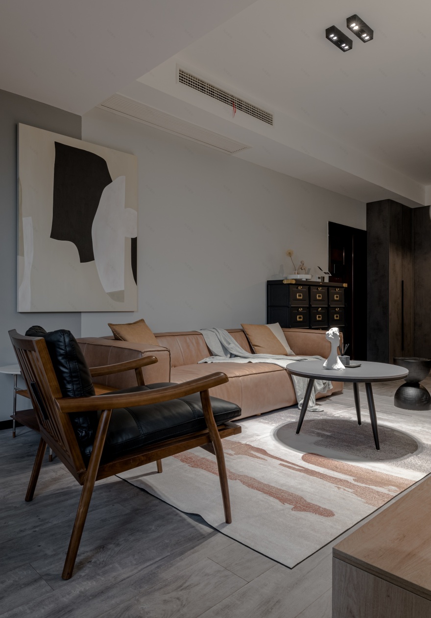 51 平米小户型打造阅读理想家丨素朴设计・李和勇,肆月软装・大王-35