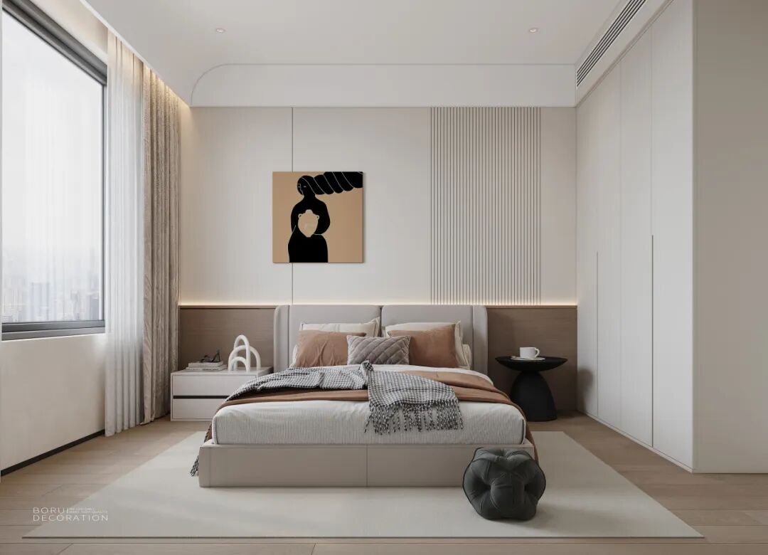 200㎡现代轻奢|以质感与温度，打造理想生活场域-38