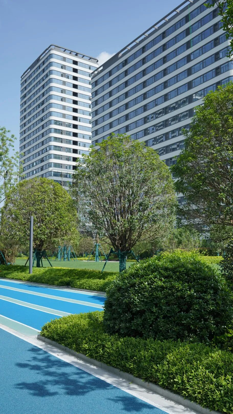 东篱匠造|中联智慧产业城宿舍楼景观工程亮相-21