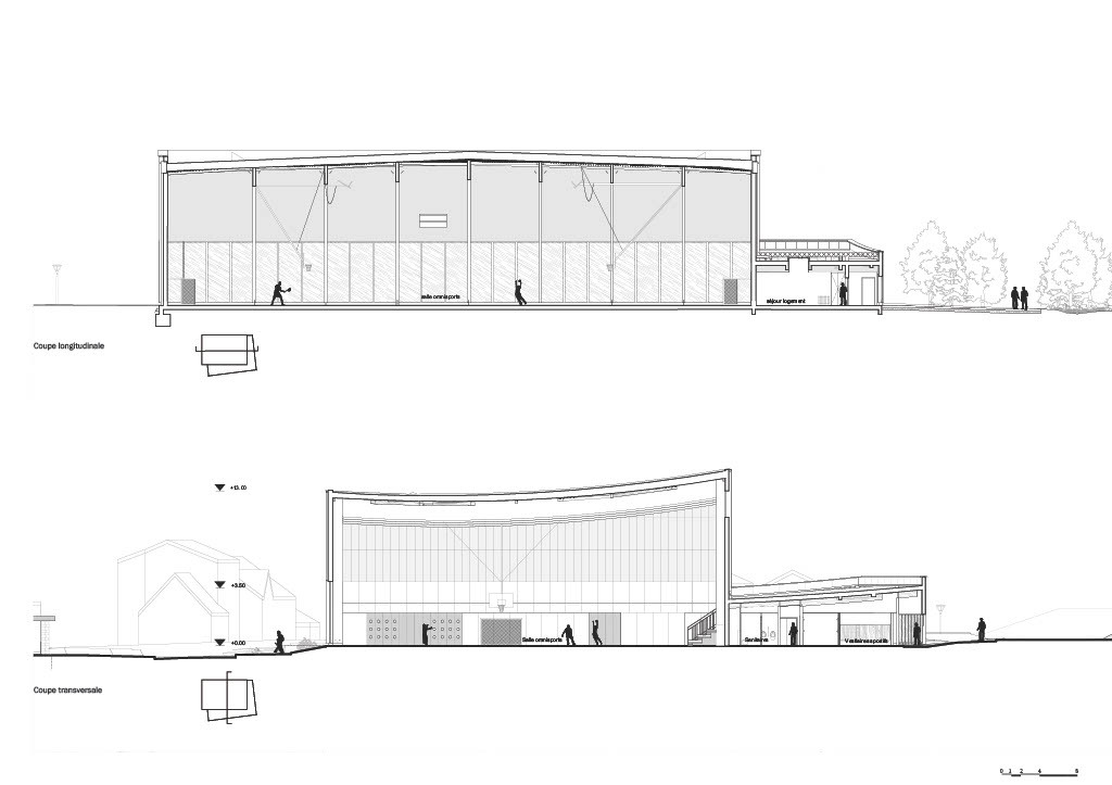 Gymnase Marie Marvingt au Plessis-Bouchard / Ateliers O-S architectes-19