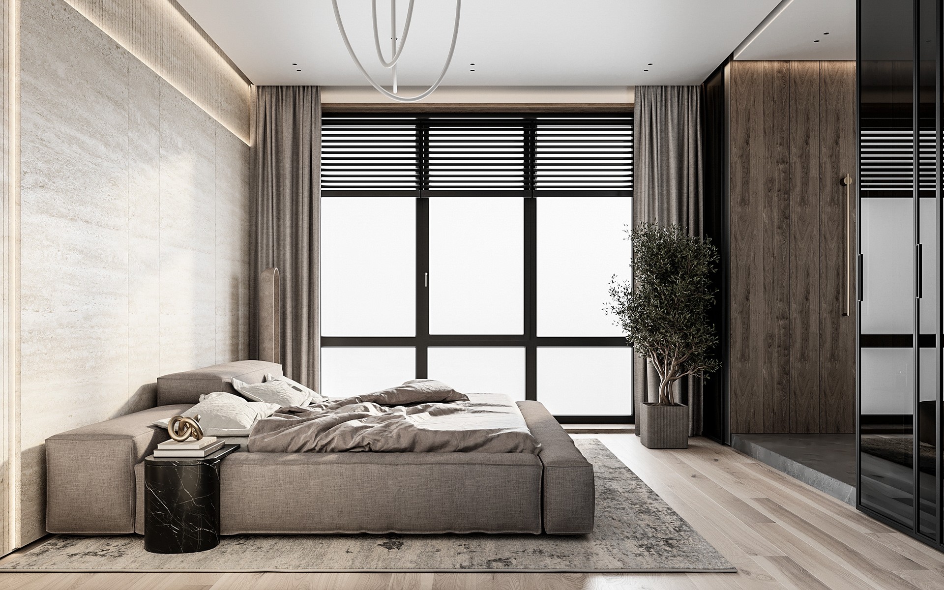 高级灰色系住宅设计-11