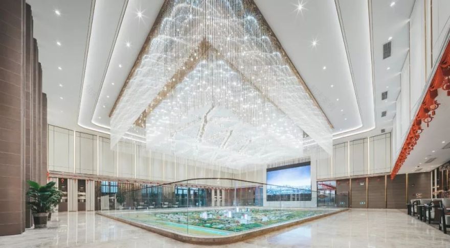 池州绿地城城市展厅——现代内敛、古典韵味与现代风尚交融-4