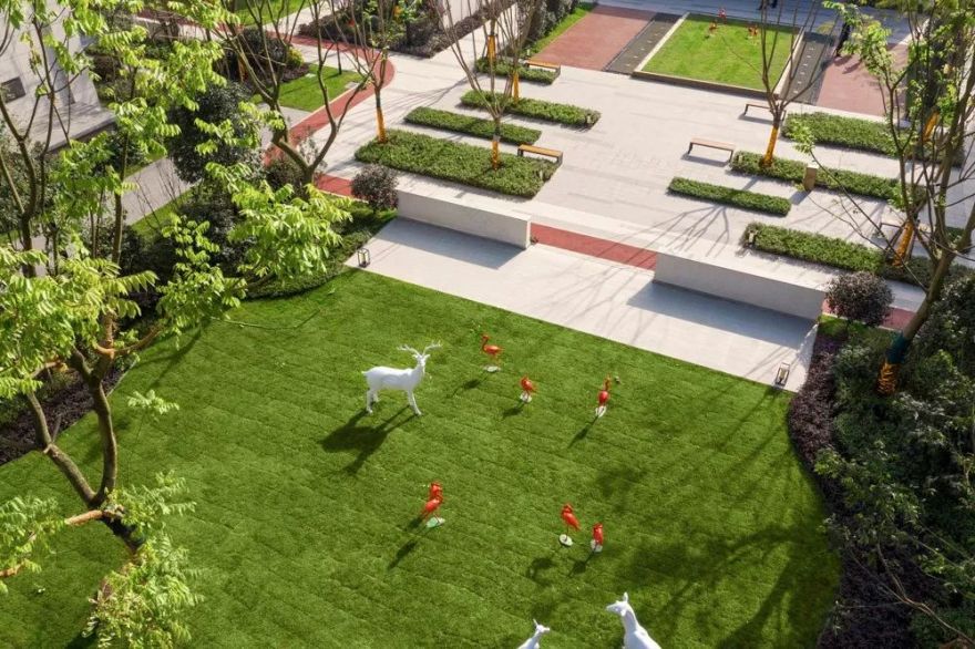 现代生活大区的植物景观设计 | 从自然主义到对称规整-128