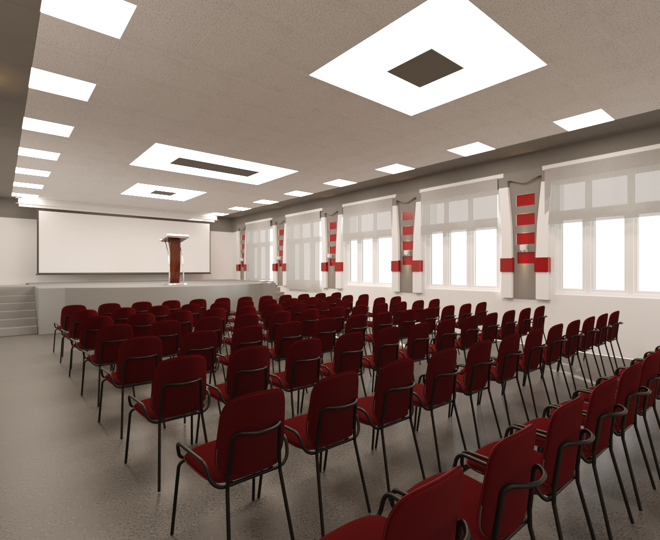 Междуреченская школа 学校设计-30