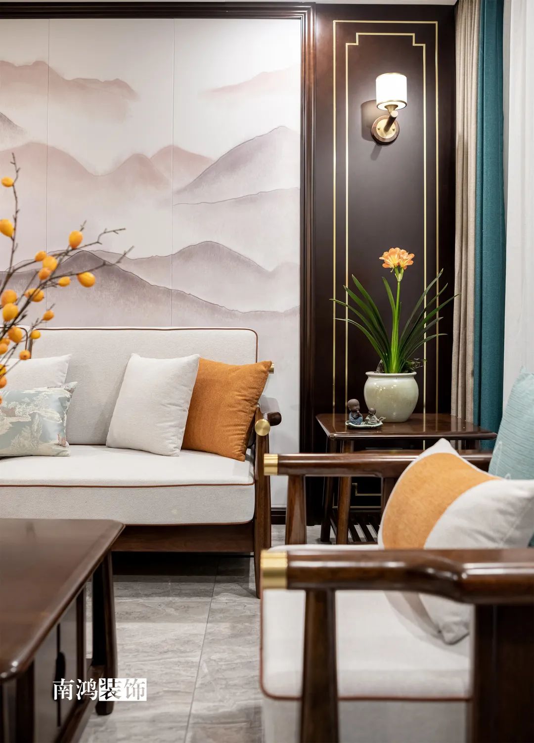 新中式风雅住宅丨浙江南鸿装饰-31