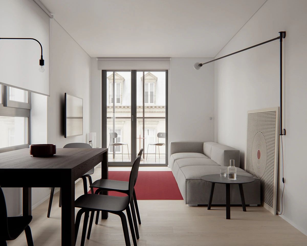 乌克兰利沃夫简约三室一厅设计丨Nazarius Shore-9