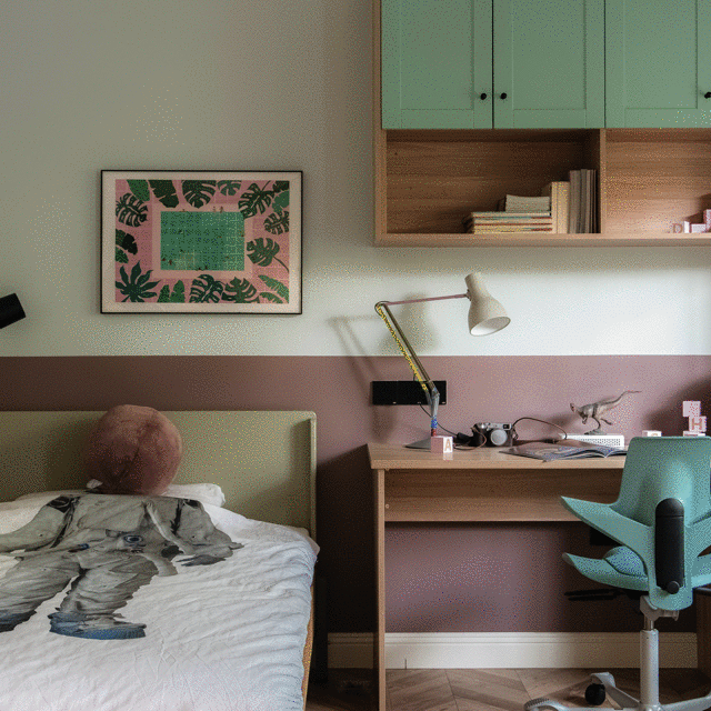 双人树屋、梯下“游戏盒”，还有攀爬架...这么装，无论家里几个娃都能轻松搞定！-0