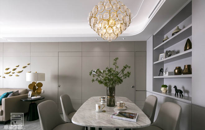 115㎡现代轻奢住宅  意境设计-21