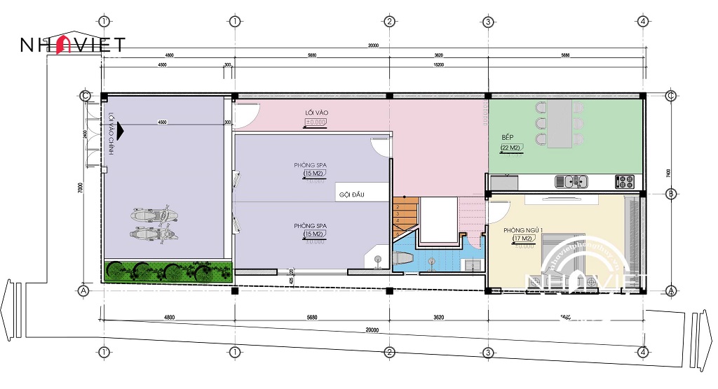 河内丹凤现代3层泰式别墅设计丨越南河内-4