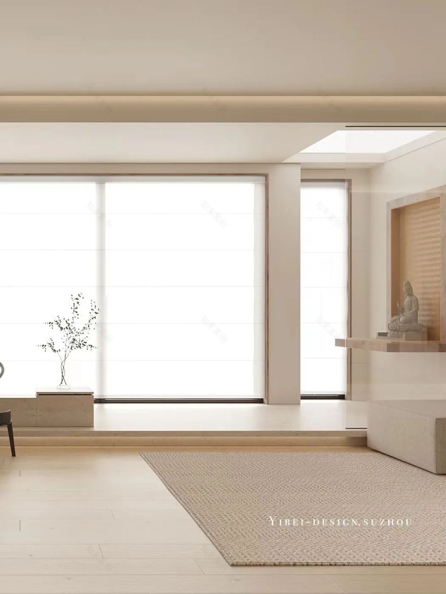 奶油极简,温馨家居的时尚表达丨中国苏州丨YIBEI DESIGN-9