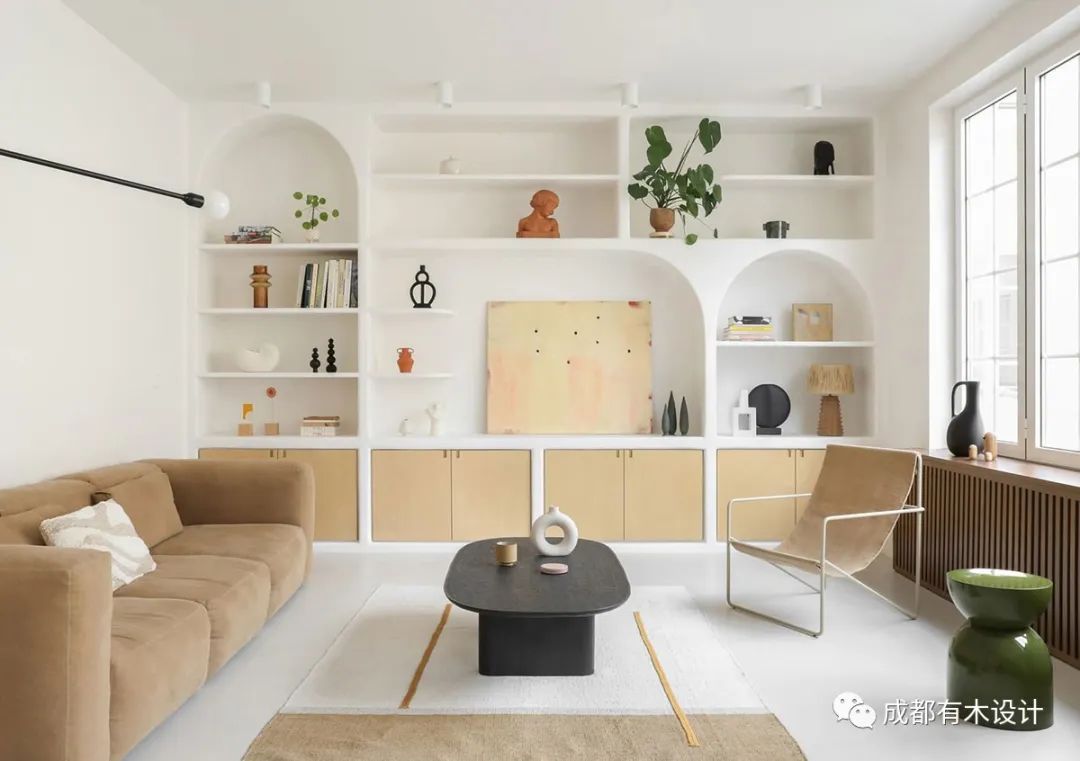 白色与原木 · 2023 年创新两层公寓的简洁自然设计丨Heju-17