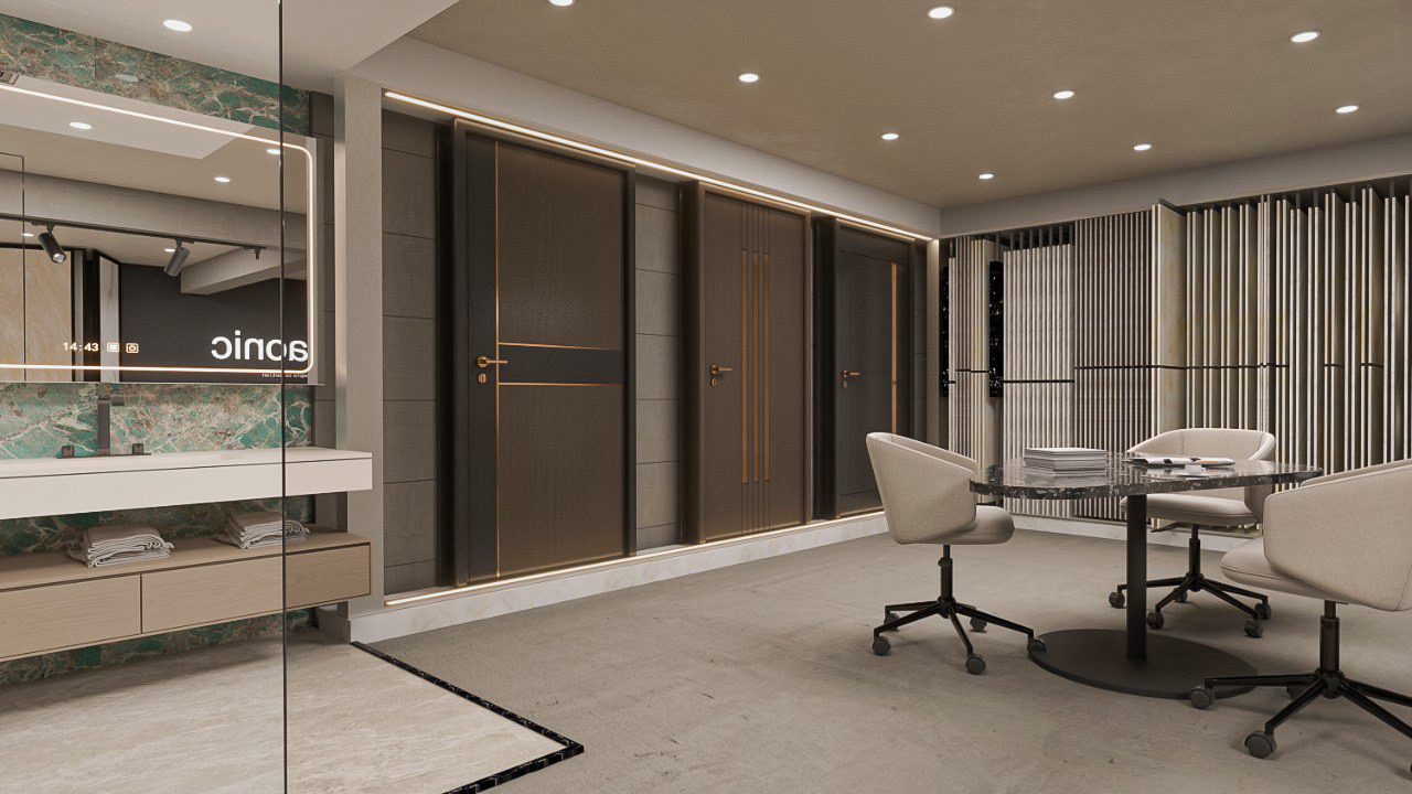 Ceramic exhibition design 材料展厅-5