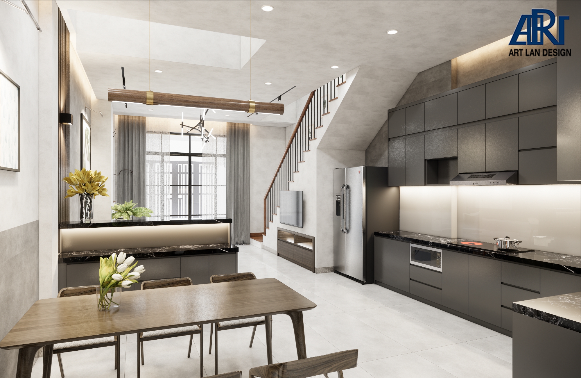 NỘI THẤT NHÀ PHỐ 2 TẦNG - HIỆN ĐẠI-4