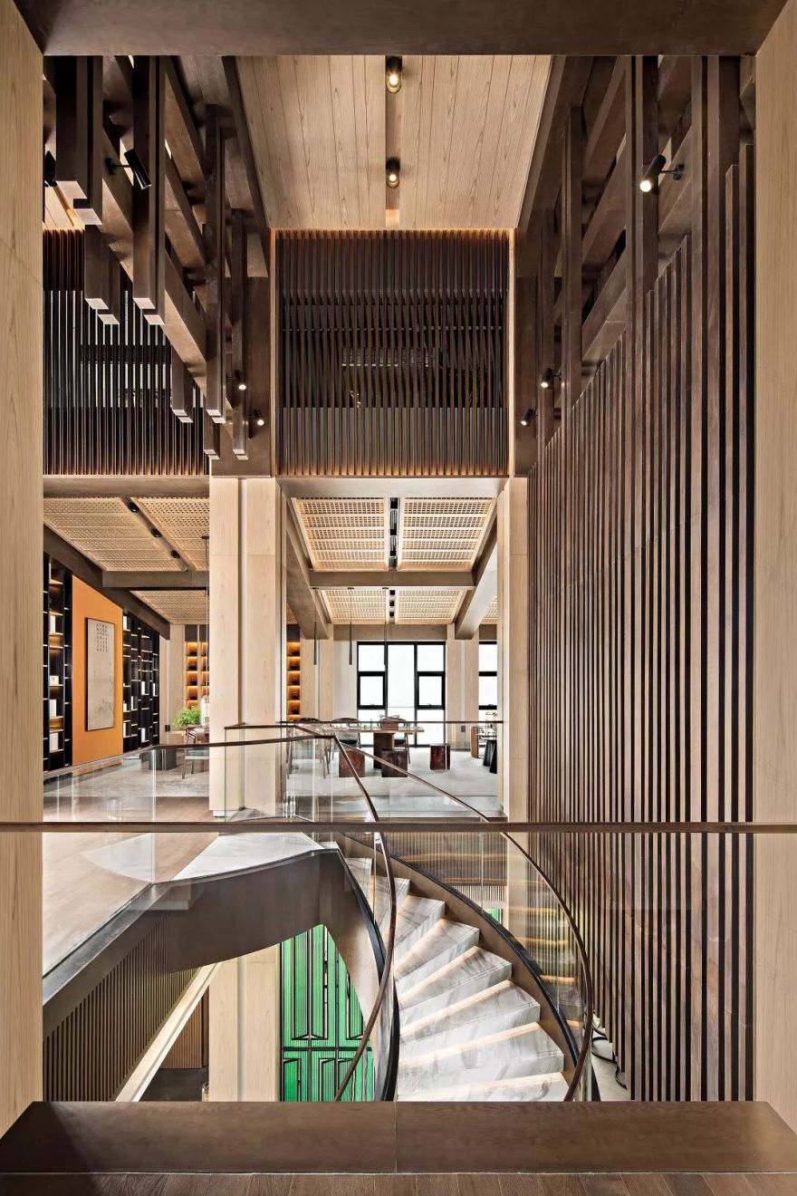 崇義綠邦合一山居銷售中心 | 竹鄉文化的室內空間演繹-26