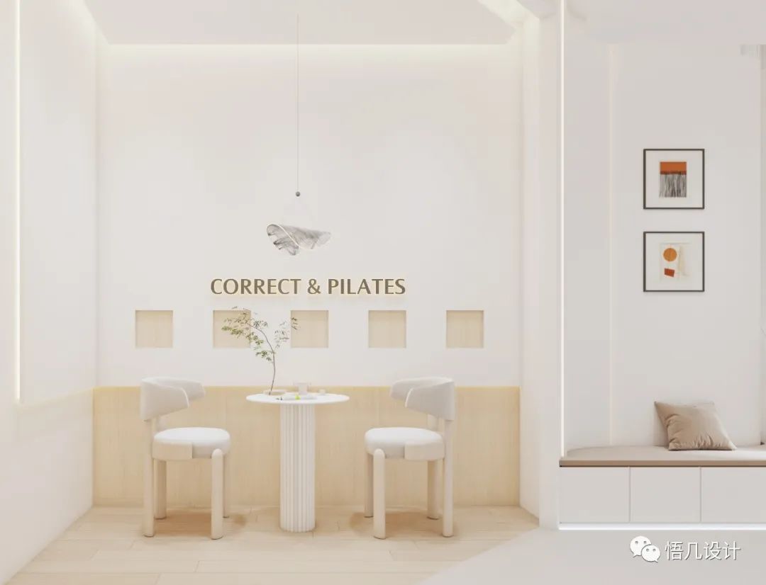 奶油系运动空间 · 温柔治愈的普拉提场馆设计丨中国深圳丨悟几设计-18