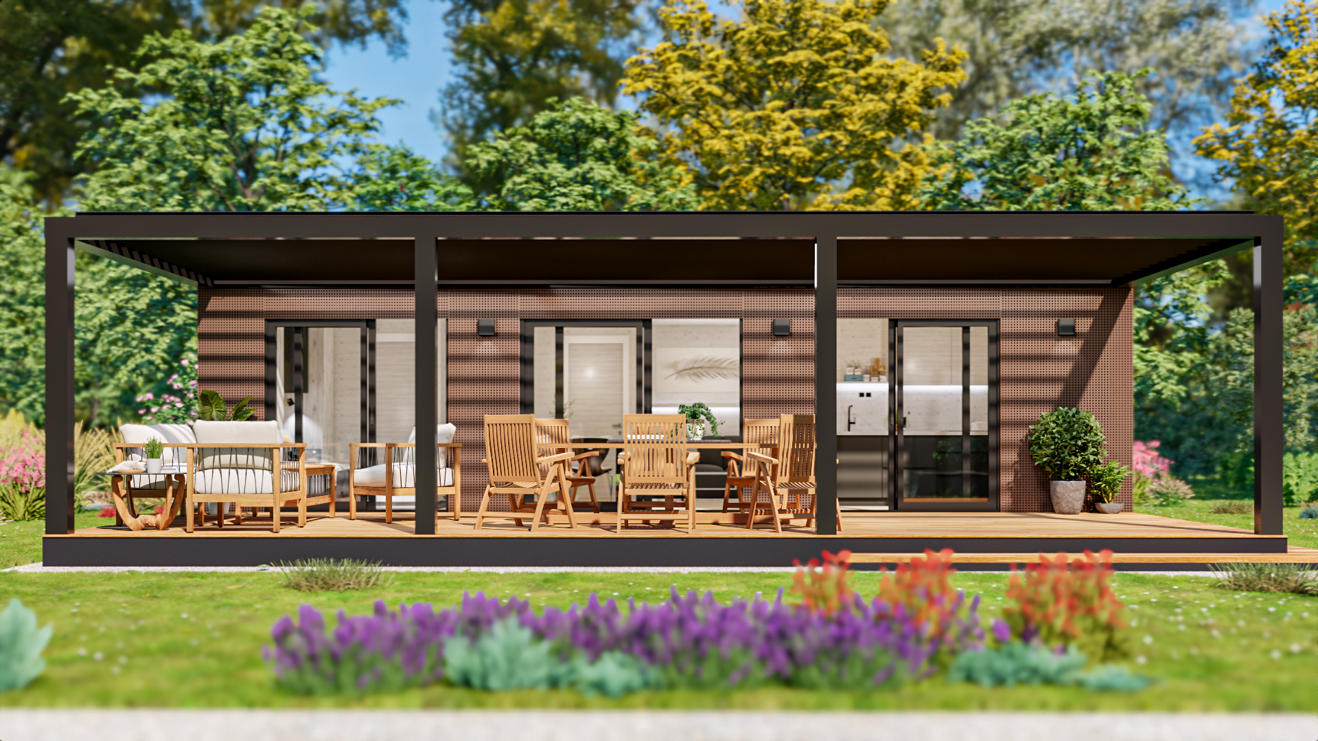 Qubo, Mobilne Hiše, 3D model, Design & Visualization-13