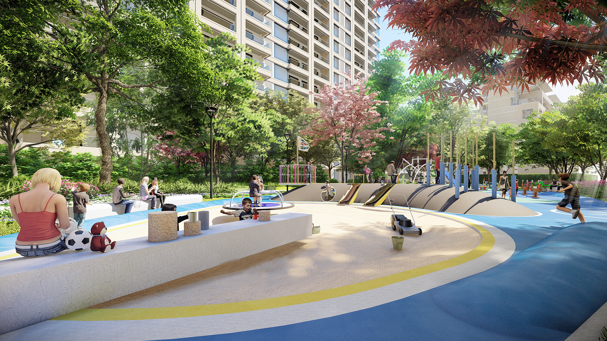 武汉瑞景澜湾住宅区景观-19