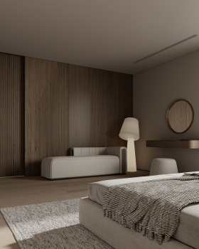 主卧室设计丨沙特阿拉伯利雅得