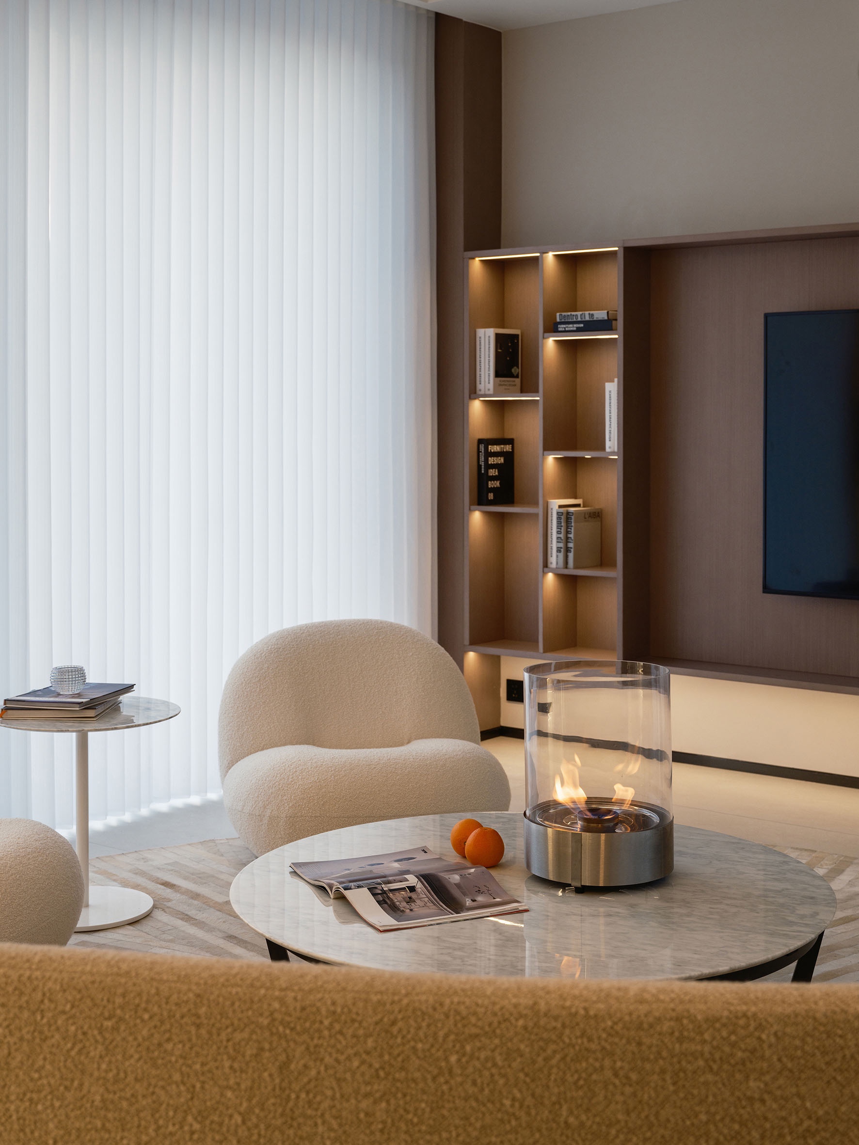 乾园空间设计 | 光影交织的现代简约之美-6