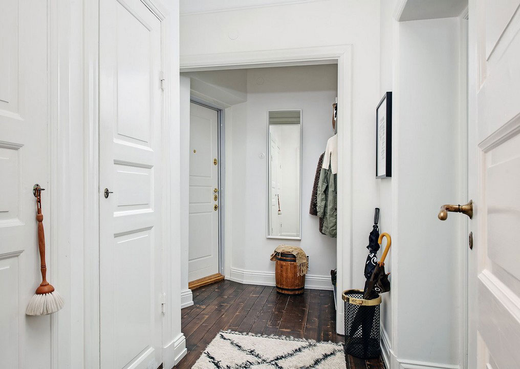 瑞典年轻家庭蓝橙公寓，呈现温馨海洋风格-34