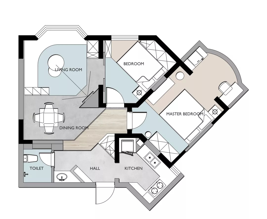 Bermuda 北欧混搭风  壹阁设计-1