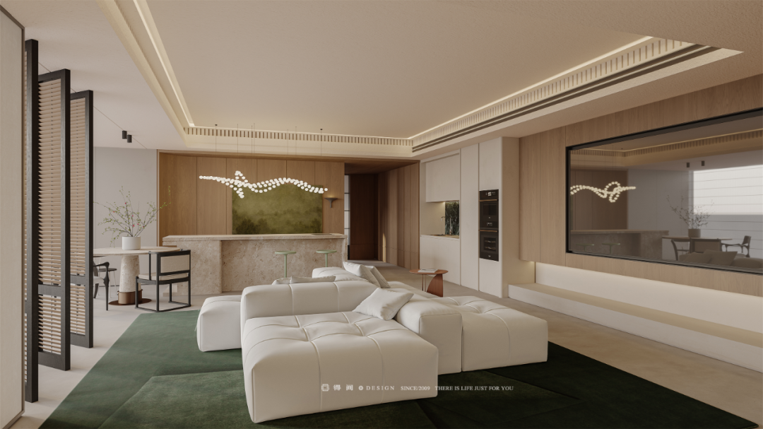 得间设计丨精装改法式婚房，将时光浸润在260㎡的质感新居里-0