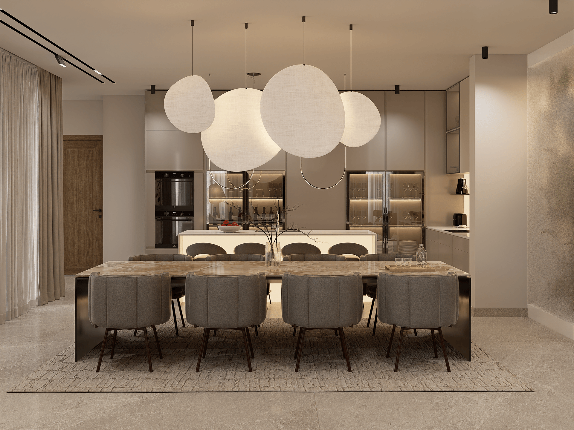 现代开放式客厅-9