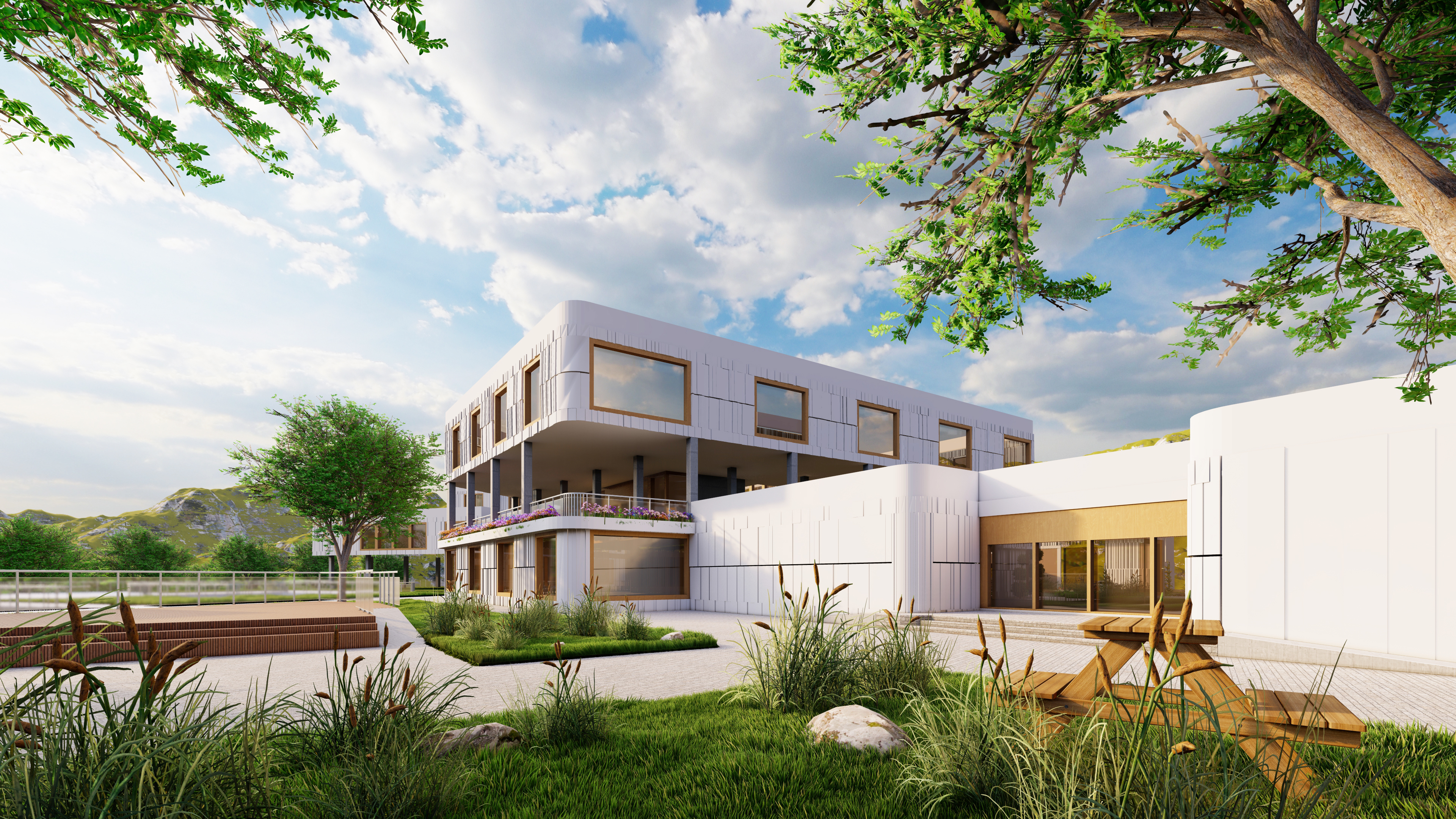 Biophilic Psychological Rehabilitation center-12