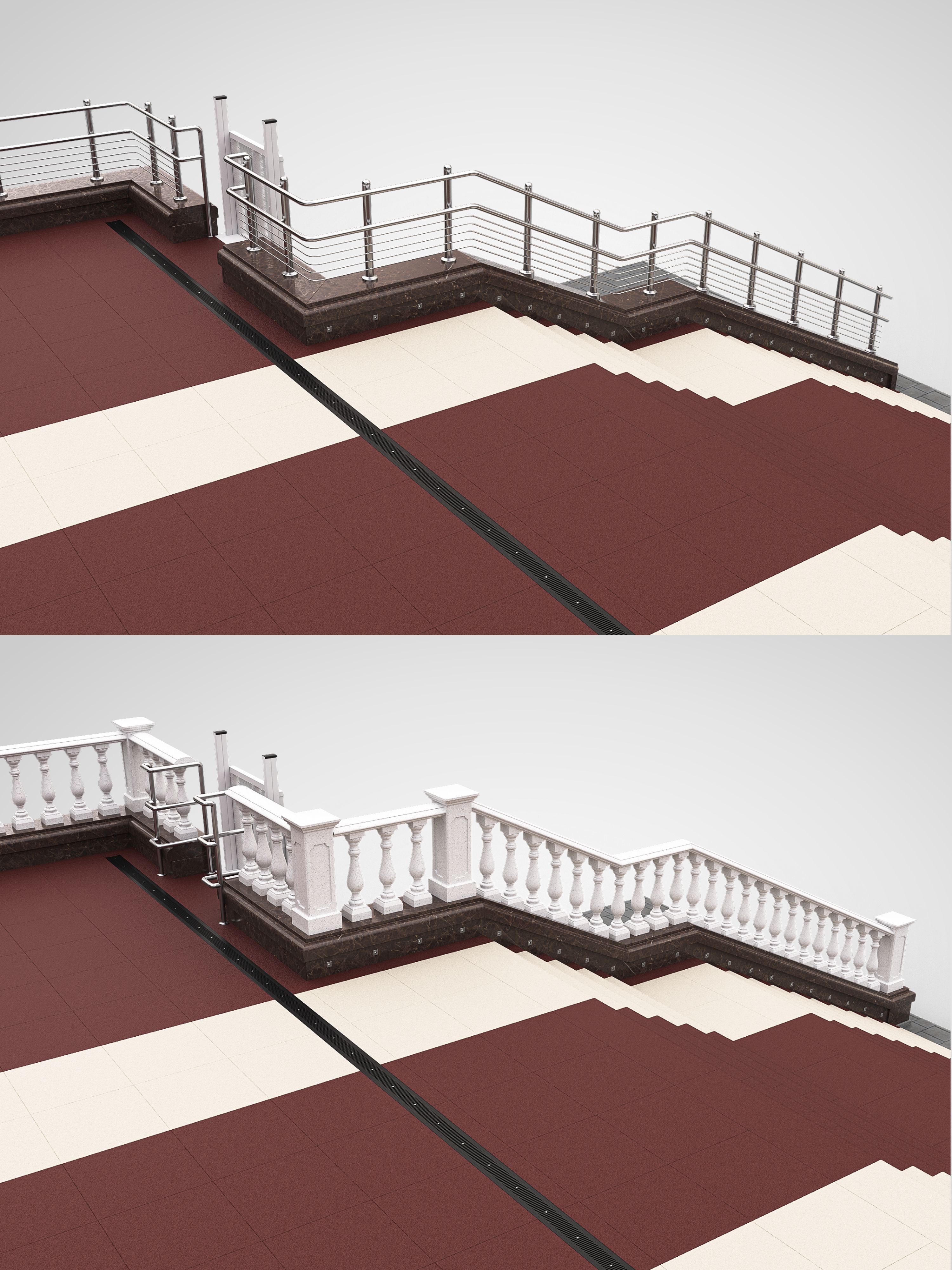 Дизайн-проект лестницы входной группы Дворца культуры-4