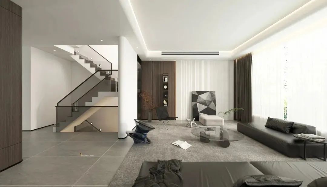 极简原木上海别墅设计丨中国上海丨上海尚层别墅装饰设计公司-7