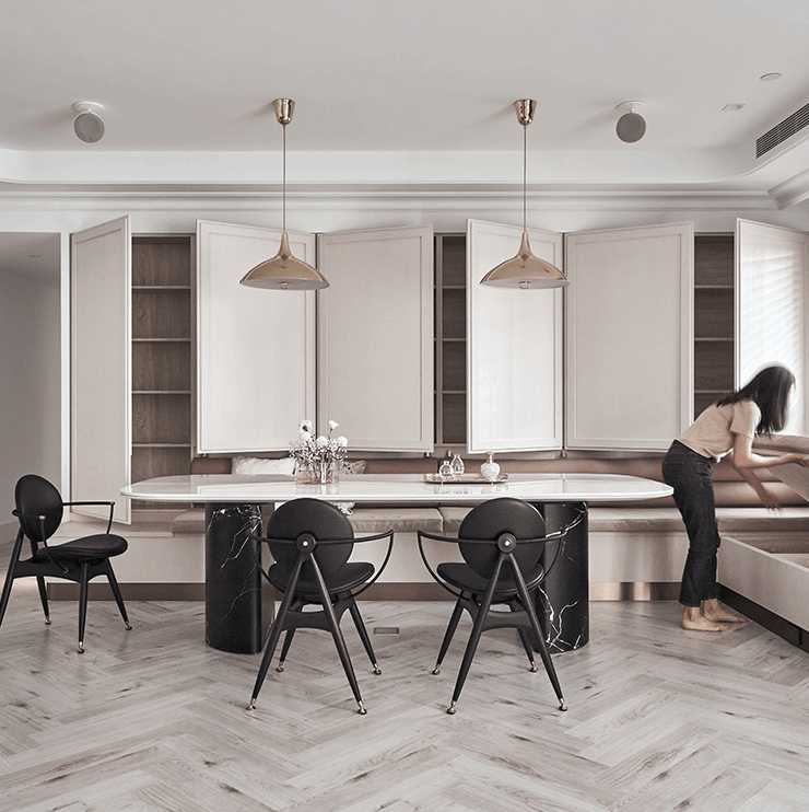 奶油色温柔法式小宅丨YOU MU DESIGN-31