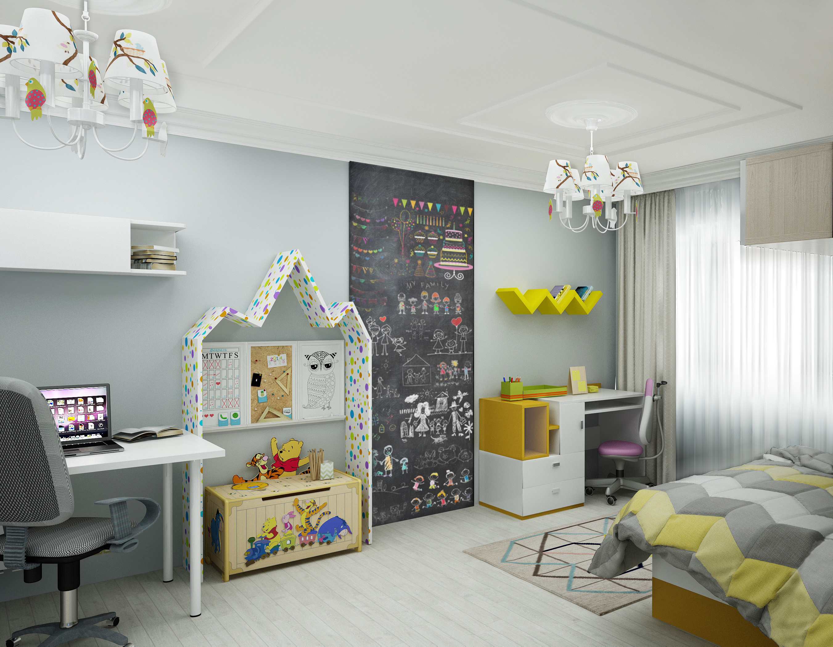 Сhildren bedroom interior-2