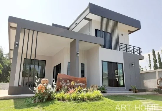 23款现代3房2层住宅设计案例丨art  home,Ali Said-13