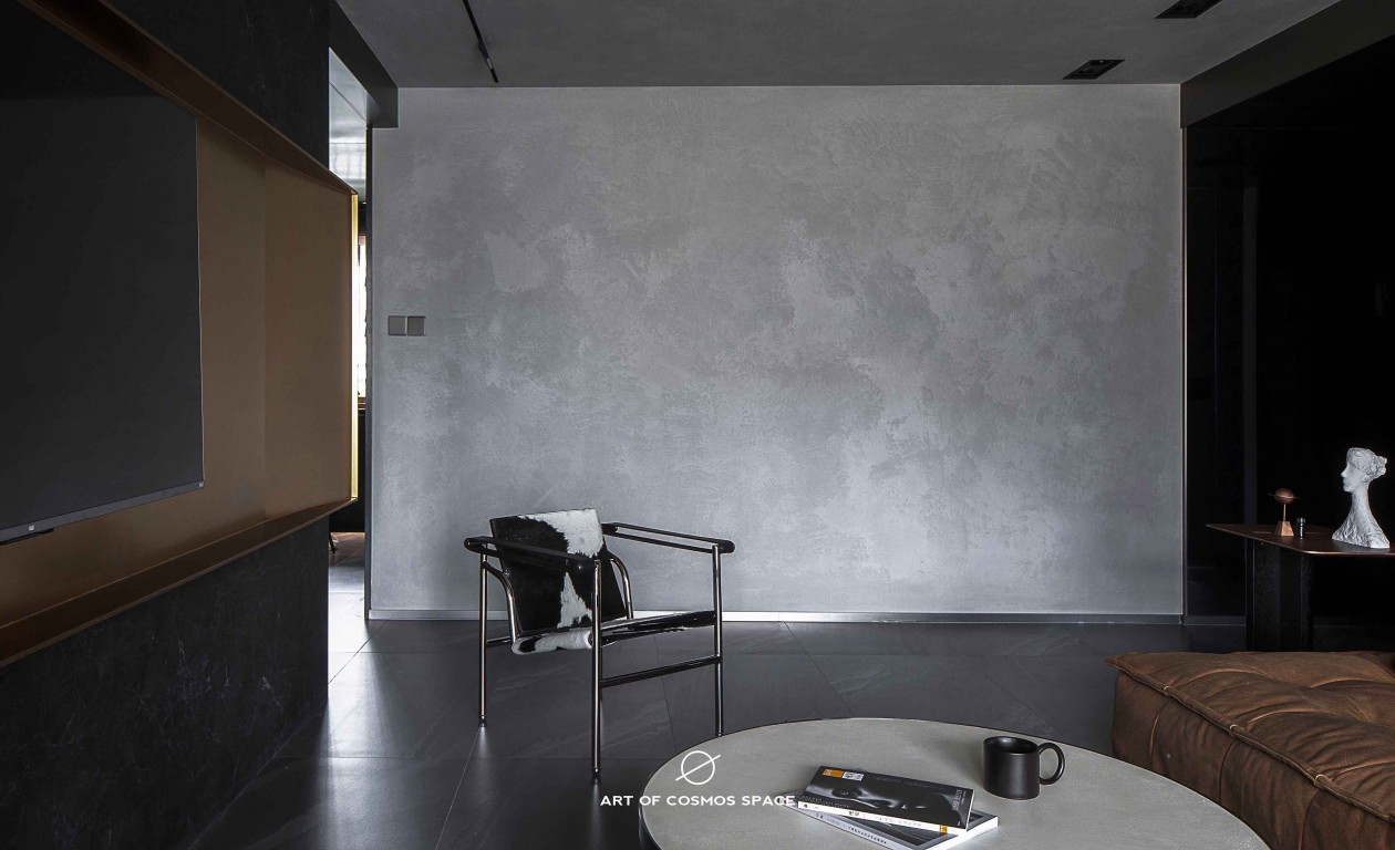 暗黑系住宅-低空飞行 | 宇宙空间设计-9