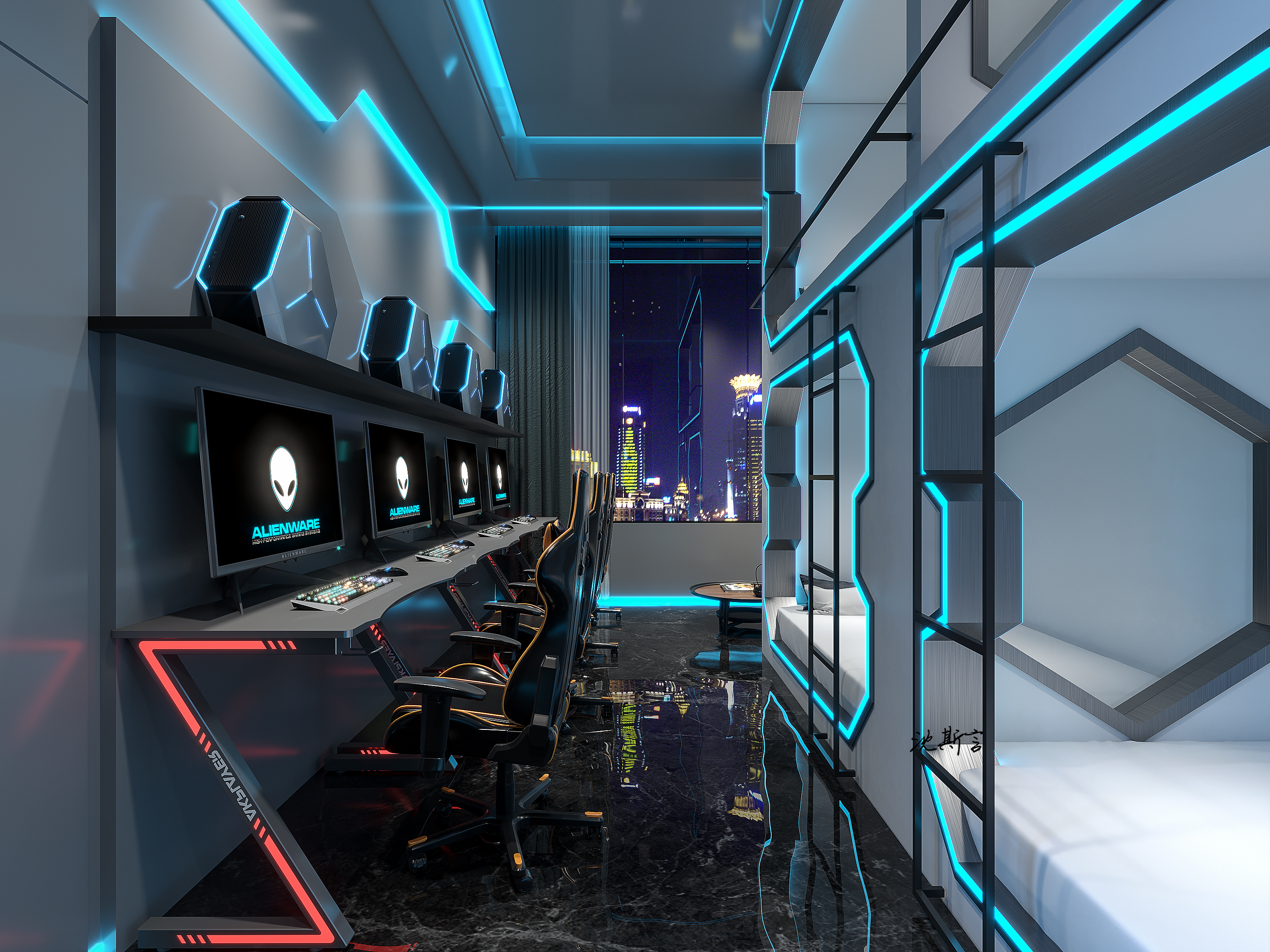 电竞酒店设计-15