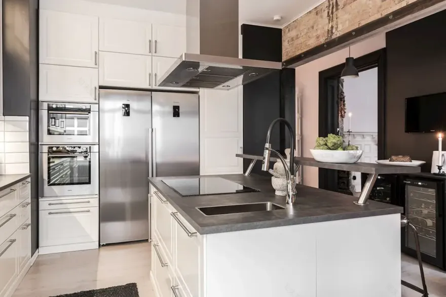 瑞典冬日温馨公寓设计-14