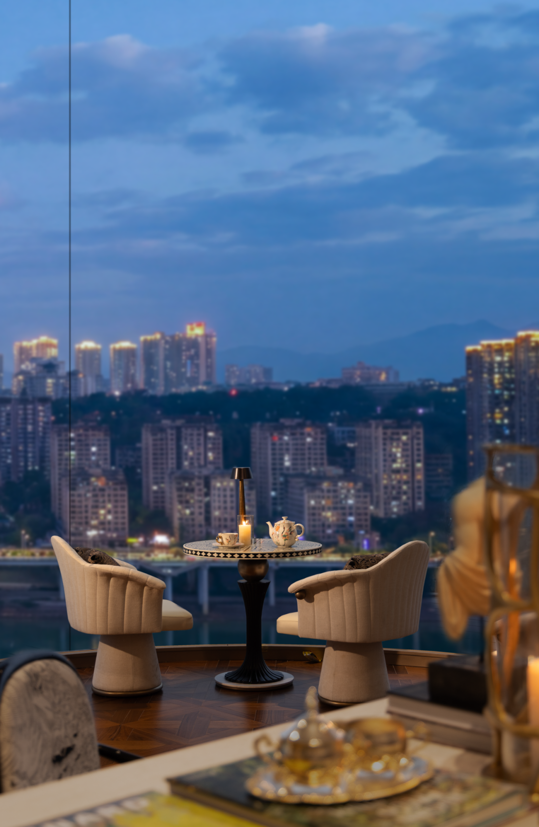 重庆海成 · 江帆郡会所丨中国重庆丨软装元禾大千,硬装成都小境设计&麓品设计-3