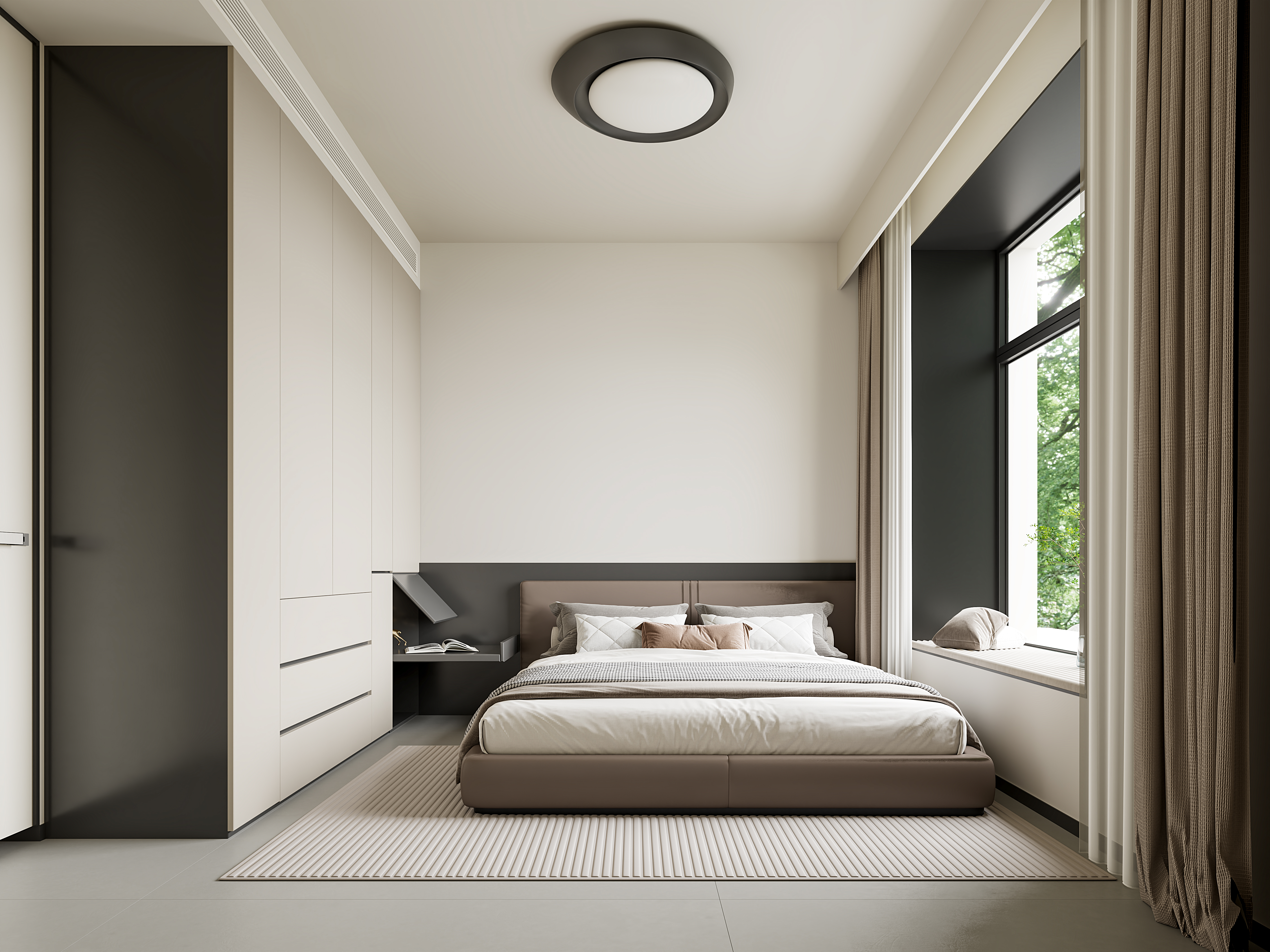 现代极简：以中性色为基底，融入自然柔和的暖色调-7