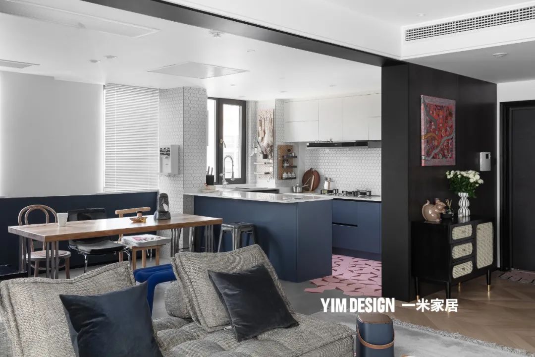 色彩之家,现代 INS 风的艺术空间丨一米家居-29