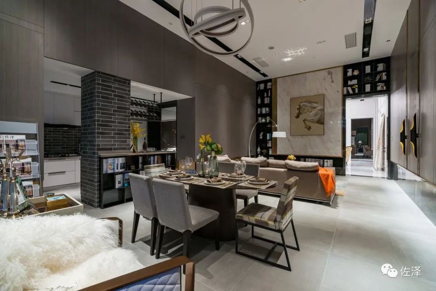 意式简约之美,佛山中信山语湖复式住宅设计-59