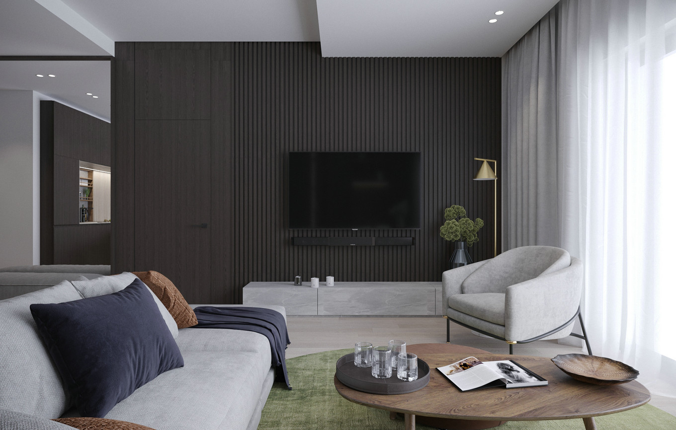 现代简约风,质感和舒适并存的生活空间!-0