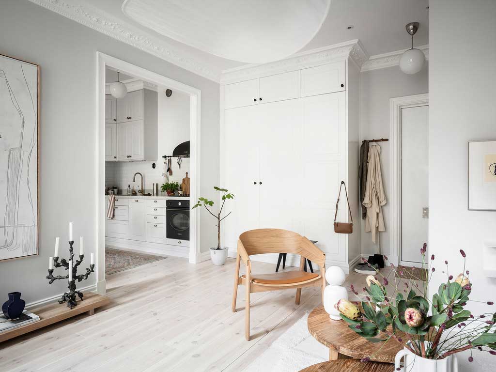 瑞典 49 平米阳光公寓,自然光打造温馨舒适空间-11