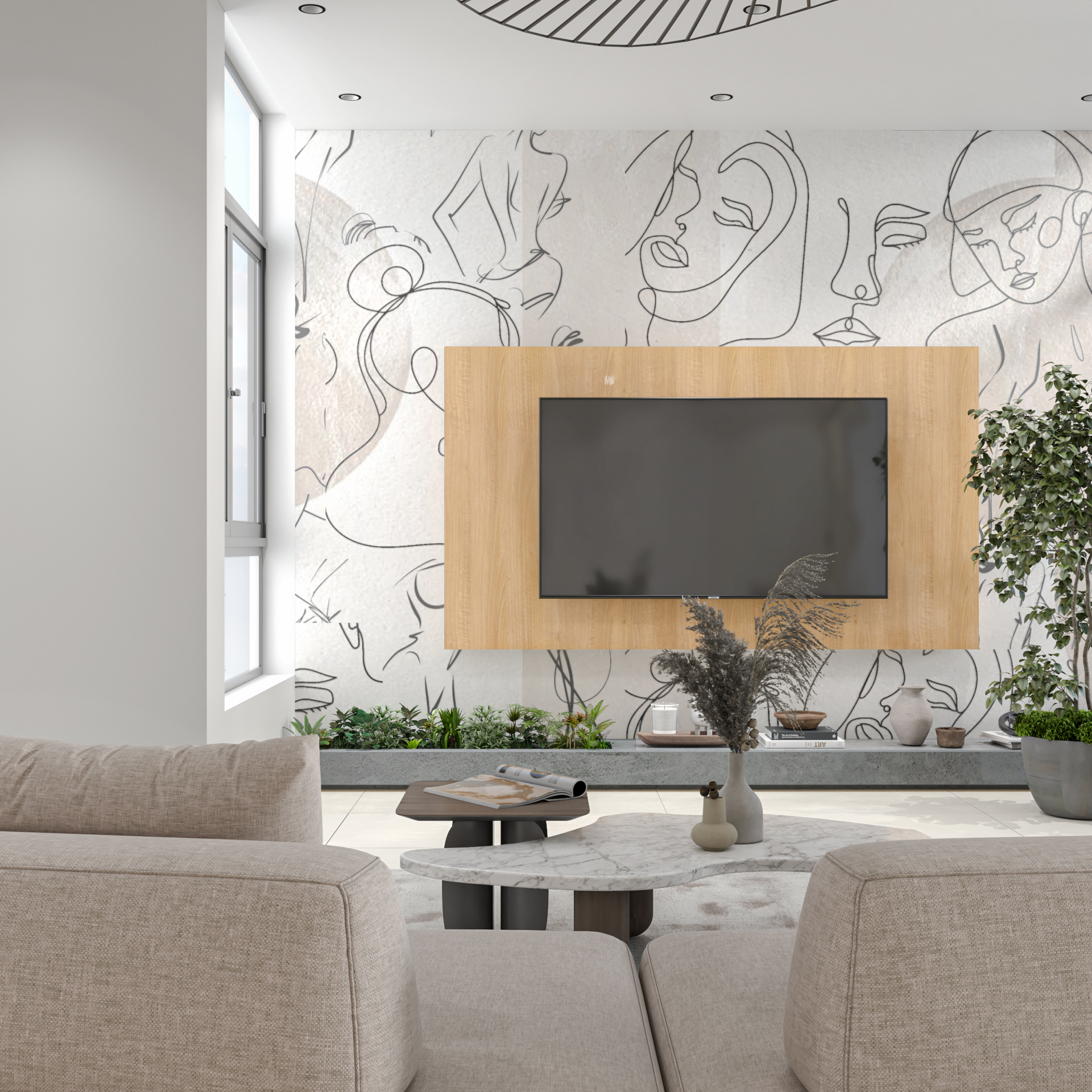 Living area | for wayout interior design-1