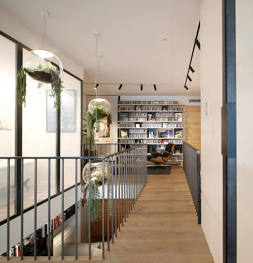 巴塞罗那四层艺术家住所，打造城市中的宁静绿洲-7