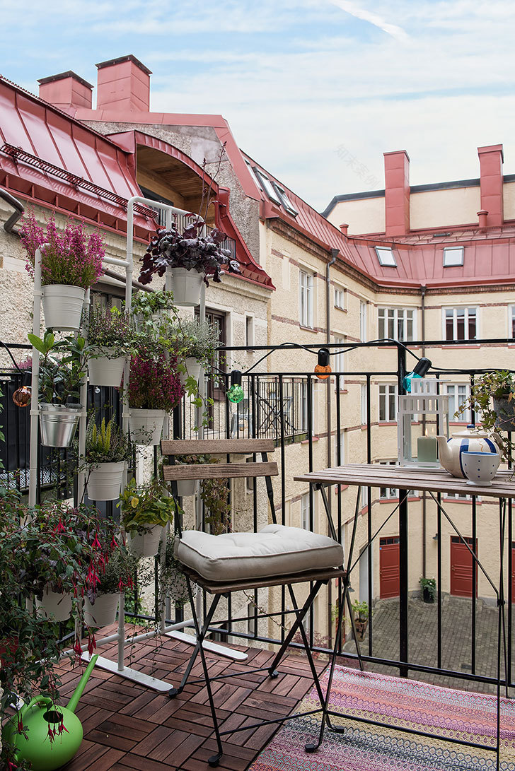 浪漫小公寓,北欧风格庭院美景-8