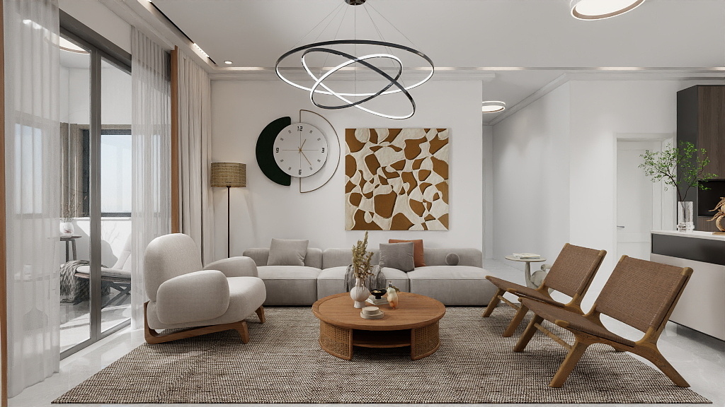 现代风全屋效果图-3