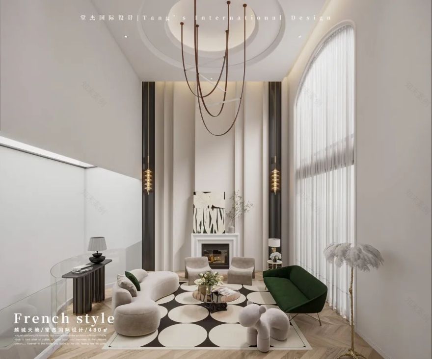 南京越城天地 480㎡法式婚房设计丨中国南京丨堂杰国际设计-30