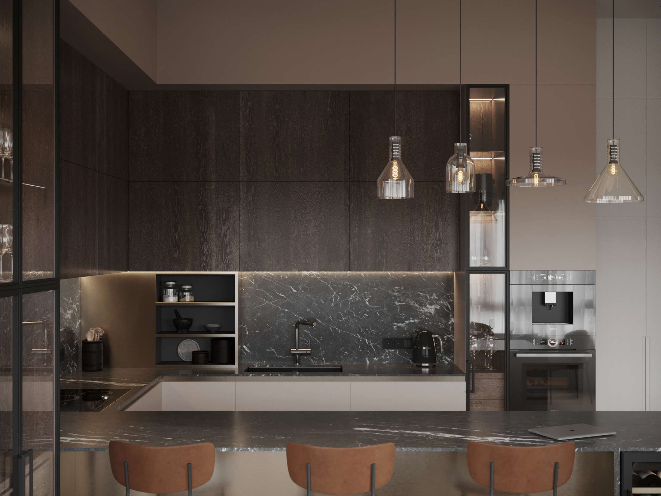 单一麦芽公寓室内设计-15